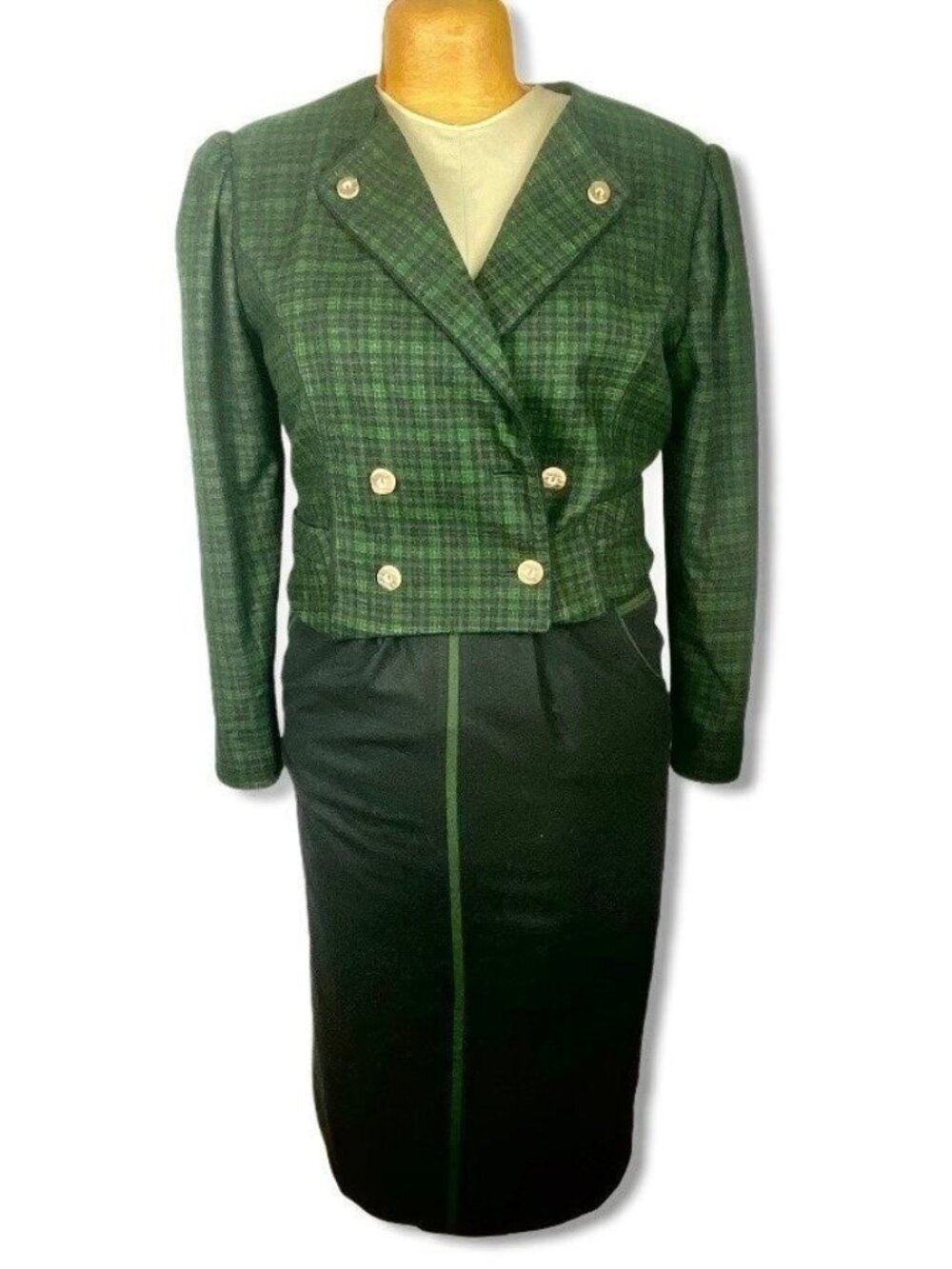 Heller Tracht Skirt Suit Vintage Austria Wool Rare Find